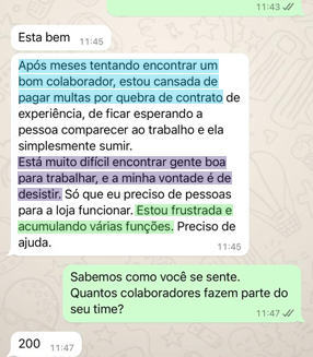 imagem de depoimento